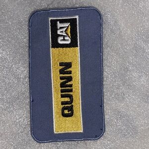 Quinn Caterpillar Uniform Patch Heavy Equipment Trucking Recycled Embroidered